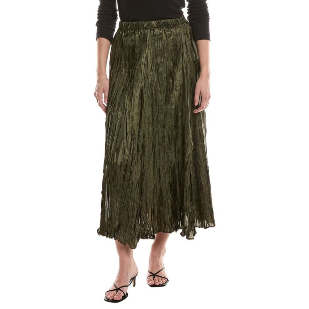 Picadilly Womens  Crinkled Long Skirt